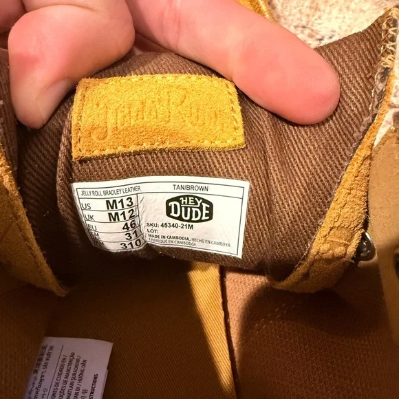 Hey Dude x Jelly Roll Men's Brown Chukka Boots - Picture 4 of 4